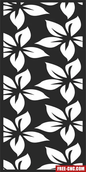 Wall decorative pattern wall - Free dxf files ready to cut
