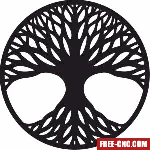 Tree of life wall decor - Download free dxf for cnc plasma cutting