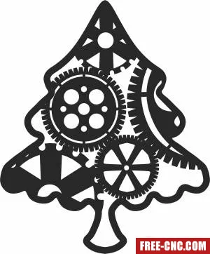 Christmas tree decor - Free dxf files ready to cut