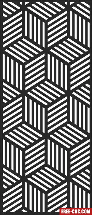 Screen wall pattern screen pattern door - Free dxf for laser cutting and plasma Screen wall pattern screen pattern door - Free dxf for laser cutting and plasma