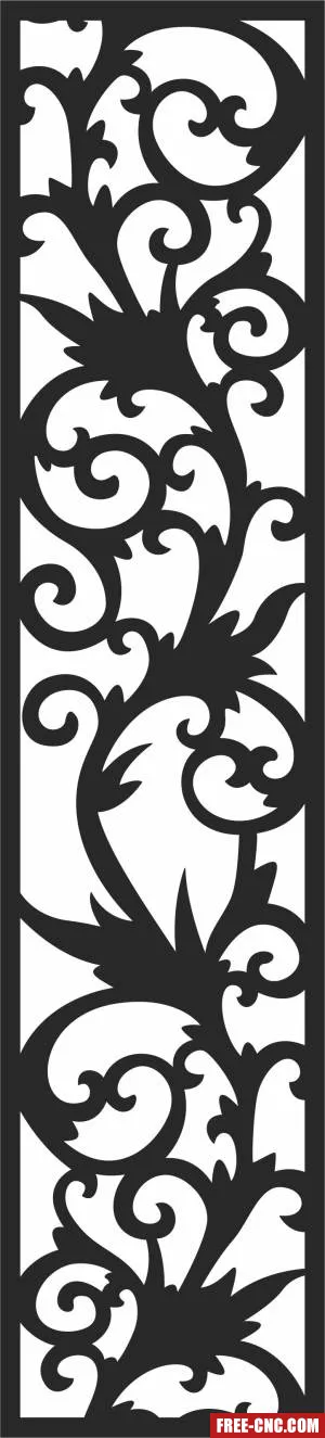 Pattern decorative pattern wall decorative - Free dxf files ready to cut
