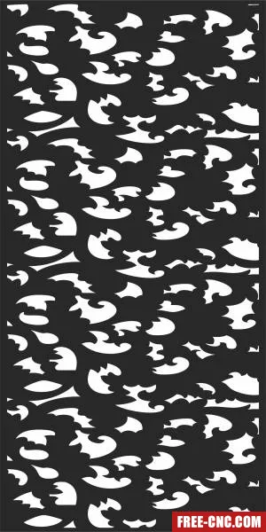 Door decorative screen decorative screen pattern decorative - Free dxf for laser cutting and plasma