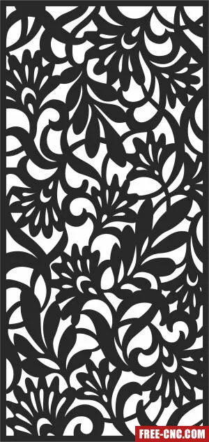 Wall decorative wall pattern door decorative door - Free dxf for laser cutting and plasma