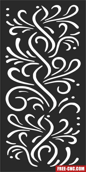 Wall door wall decorative - Download free dxf for cnc plasma cutting