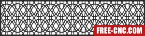 Screen decorative screen wall decorative pattern - Free dxf for laser cutting and plasma