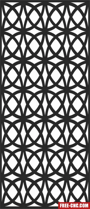 Screen wall screen door pattern - Free dxf files ready to cut Screen wall screen door pattern - Free dxf files ready to cut