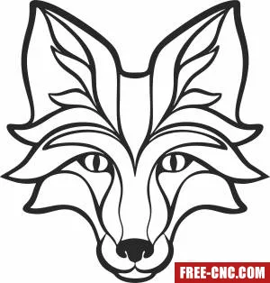 Wolf wall decor - Free dxf files ready to cut