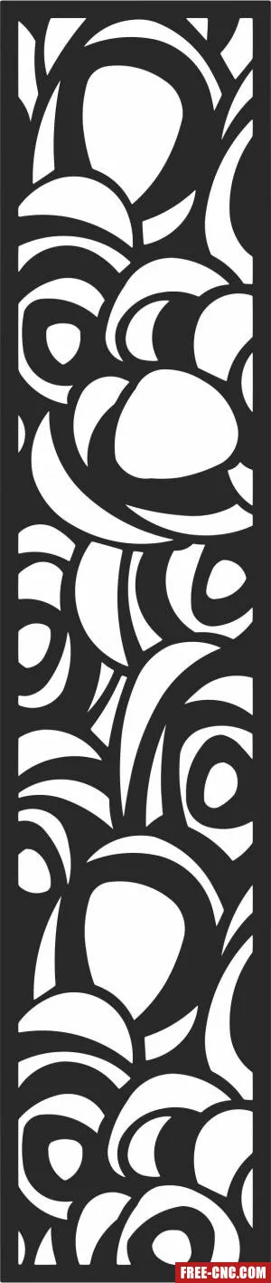 Screen pattern decorative wall screen screen door - Download free dxf for cnc plasma cutting