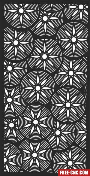 Decorative pattern decorative door - Download free dxf for cnc plasma cutting