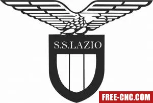 Logo lazio football - Free dxf for laser cutting and plasma