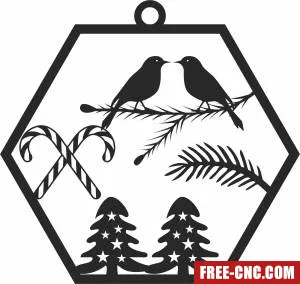 Christmas ornament - Download free dxf for cnc plasma cutting
