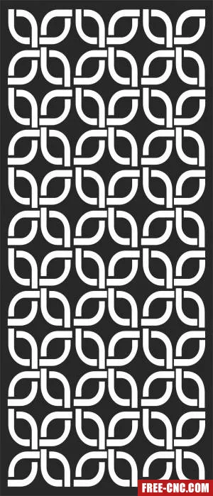 Screen door screen decorative - Free dxf for laser cutting and plasma