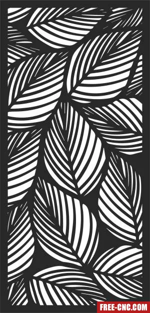 Wall screen pattern door - Download free dxf for cnc plasma cutting