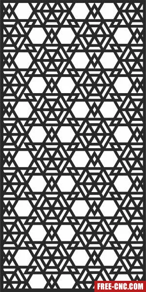 Pattern screen wall screen decorative - Download free dxf for cnc plasma cutting