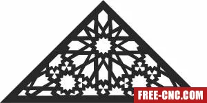 Mandala decorative pattern clipart - Download free dxf for cnc plasma cutting