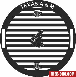 Bbq grill texas a & m university college station - Free dxf download