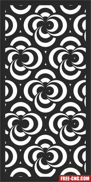 Decorative door decorative screen - Download free dxf for cnc plasma cutting