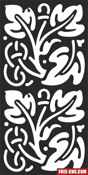 Wall screen decorative decorative door screen - Download free dxf for cnc plasma cutting