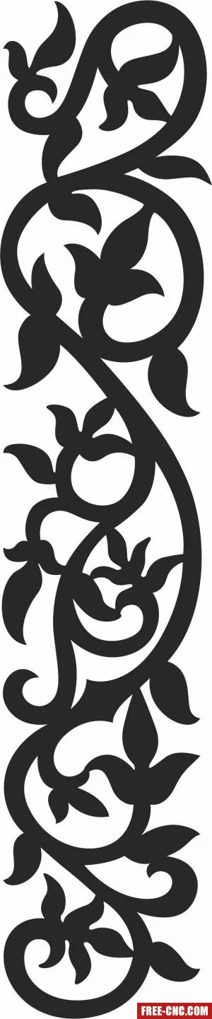 Pattern wall screen door wall - Free dxf download