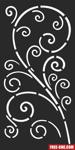 Decorative pattern screen decorative - Free dxf files ready to cut