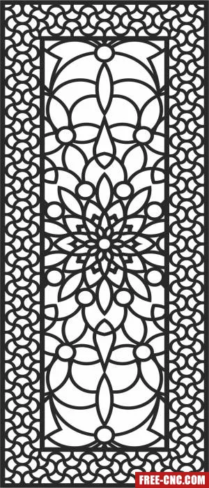 Door screen wall screen wall screen - Download free dxf for cnc plasma cutting