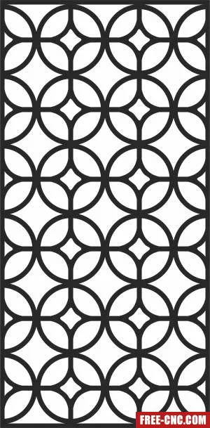 Door pattern wall screen decorative door - Download free dxf for cnc plasma cutting