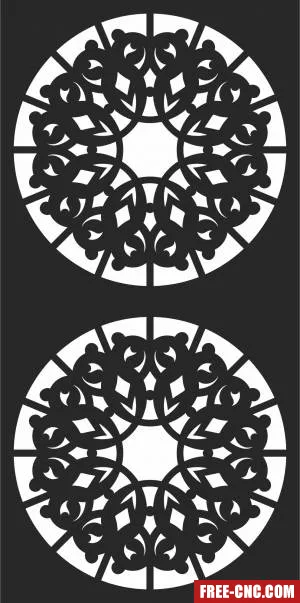 Wall screen decorative screen pattern decorative - Download free dxf for cnc plasma cutting