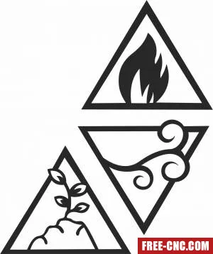 Wall art decor - Free dxf download