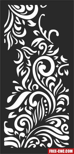 Screen wall door - Free dxf download