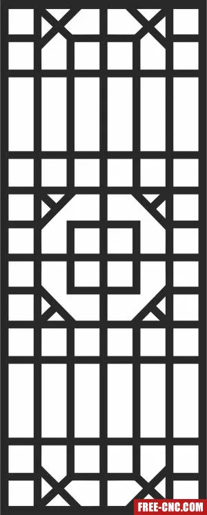 Screen pattern pattern - Free dxf for laser cutting and plasma