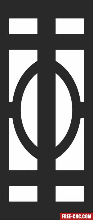 Screen wall door screen wall screen - Free dxf download