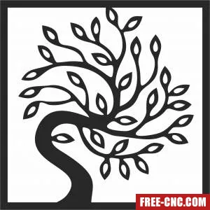 Tree clipart - Free dxf download