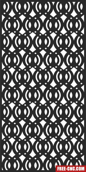 Pattern screen pattern door pattern - Free dxf for laser cutting and plasma
