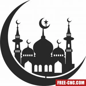 Mosque wall decor - Download free dxf for cnc plasma cutting