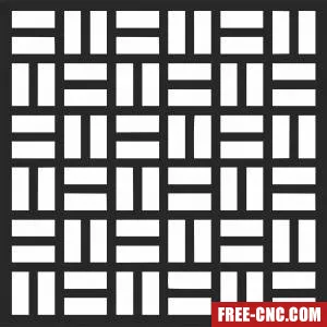Wall screen door decorative door decorative door - Free dxf download