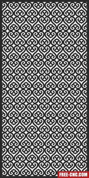 Screen wall pattern wall - Download free dxf for cnc plasma cutting