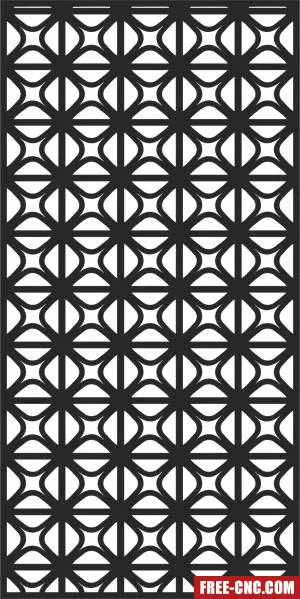 Screen pattern screen - Download free dxf for cnc plasma cutting