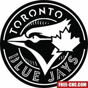 Toronto blue jays baseball mlb logo - free dxf download