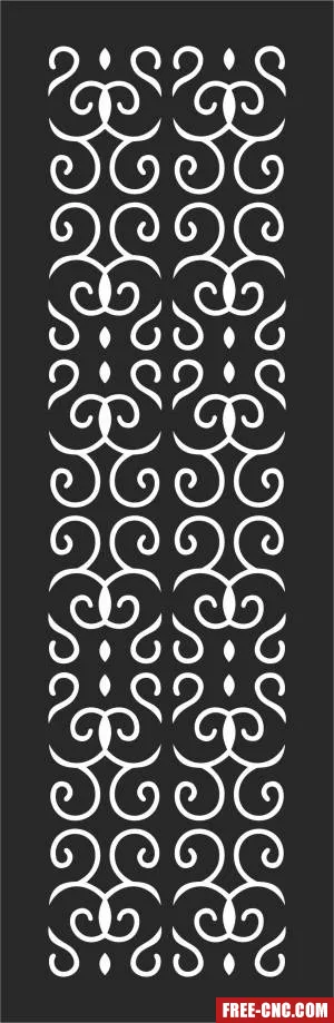 Wall screen wall screen - Download free dxf for cnc plasma cutting