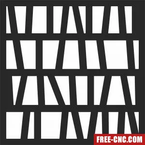 Screen wall decorative - Download free dxf for cnc plasma cutting