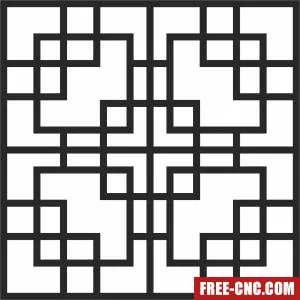 Screen door pattern screen pattern - Free dxf for laser cutting and plasma