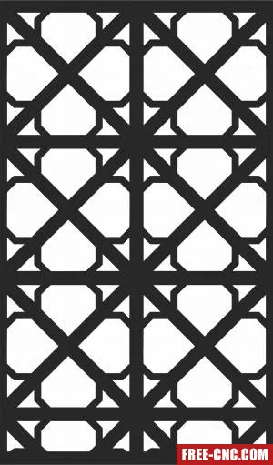 Pattern decorative pattern wall - Free dxf download Pattern decorative pattern wall - Free dxf download