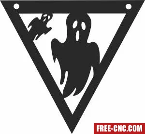 Gost halloween wall art - Download free dxf for cnc plasma cutting