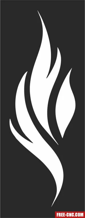 Door wall decorative screen pattern decorative - Free dxf files ready to cut