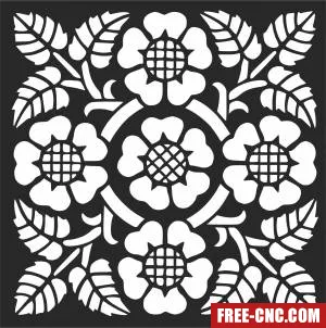 Door wall decorative wall door pattern wall - Free dxf download