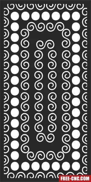 Door pattern screen door pattern screen - Download free dxf for cnc plasma cutting