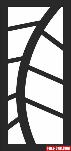 Screen decorative wall pattern screen - Free dxf download