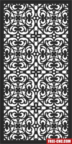 Decorative wall decorative wall decorative door wall - Download free dxf for cnc plasma cutting