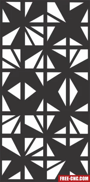Decorative pattern wall screens panel for doors - free dxf download Decorative pattern wall screens panel for doors - free dxf download
