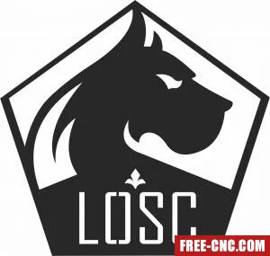 Logo lile football - Download free dxf for cnc plasma cutting